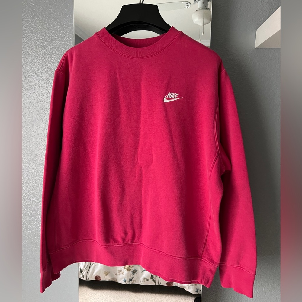 Nike Fuchsia Crewneck Sweatshirt